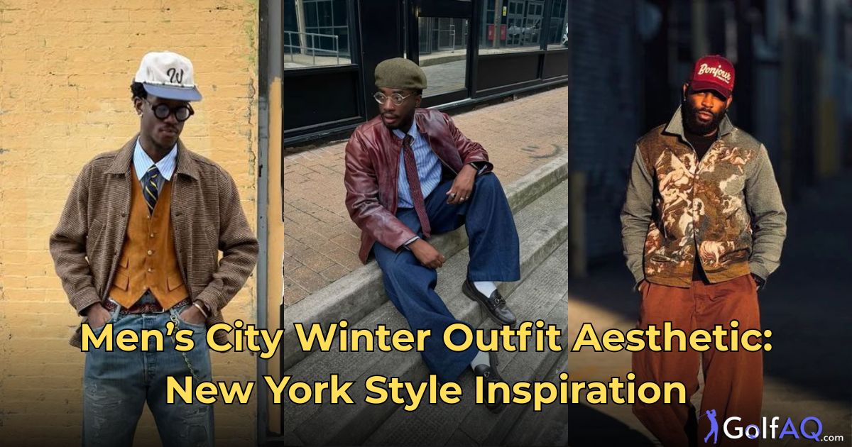 Men’s City Winter Outfit Aesthetic: New York Style Inspiration